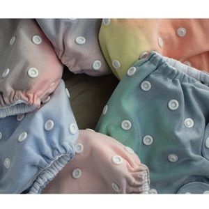 Ombré cloth diapers - color changing pocket diaper covers - bundle of 6